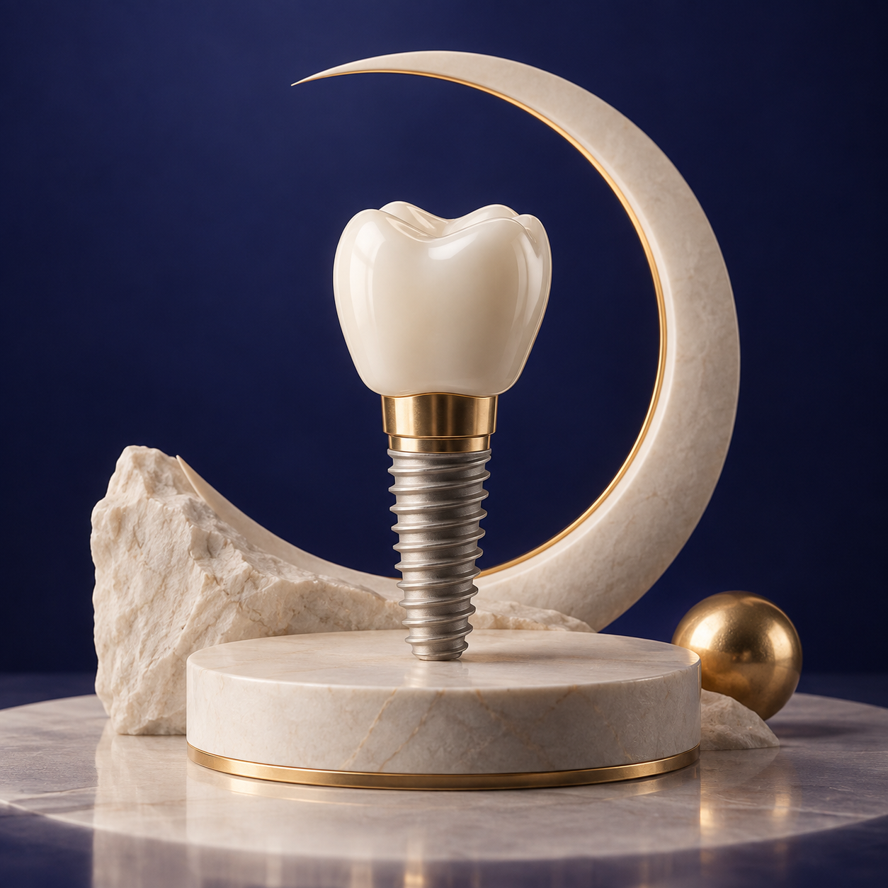 Hình minh họa răng Implant